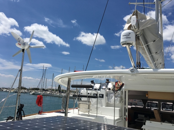 Inmarsat satellite yacht