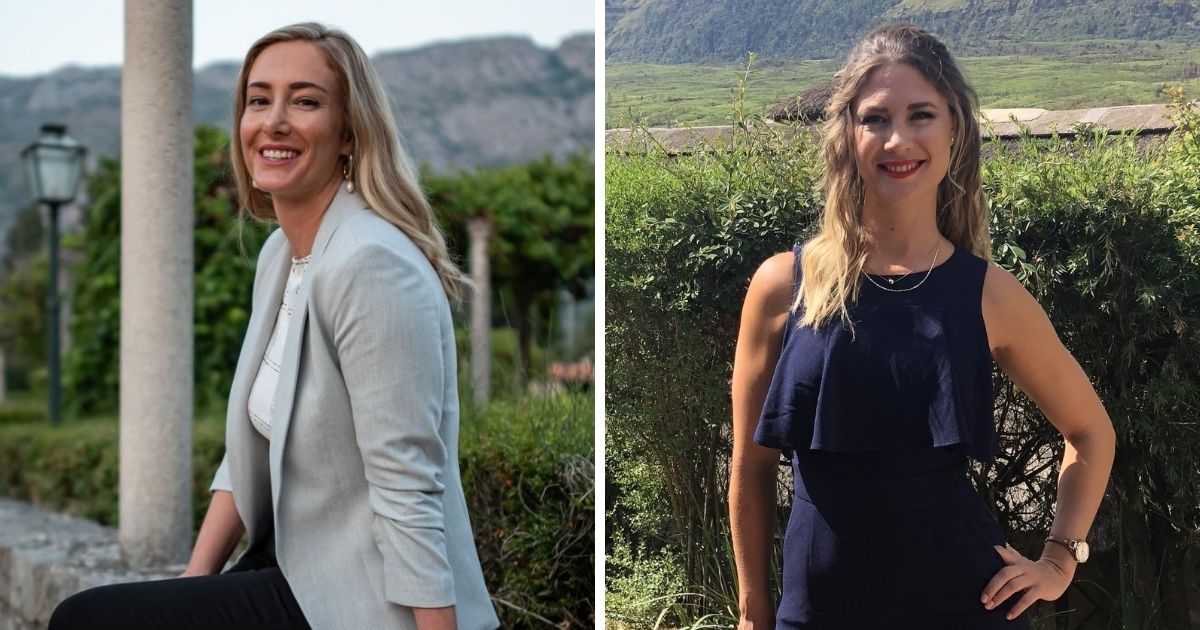 (L-R) Bec McKeever, Dominique Smit (L-R) Bec McKeever, Dominique Smit
